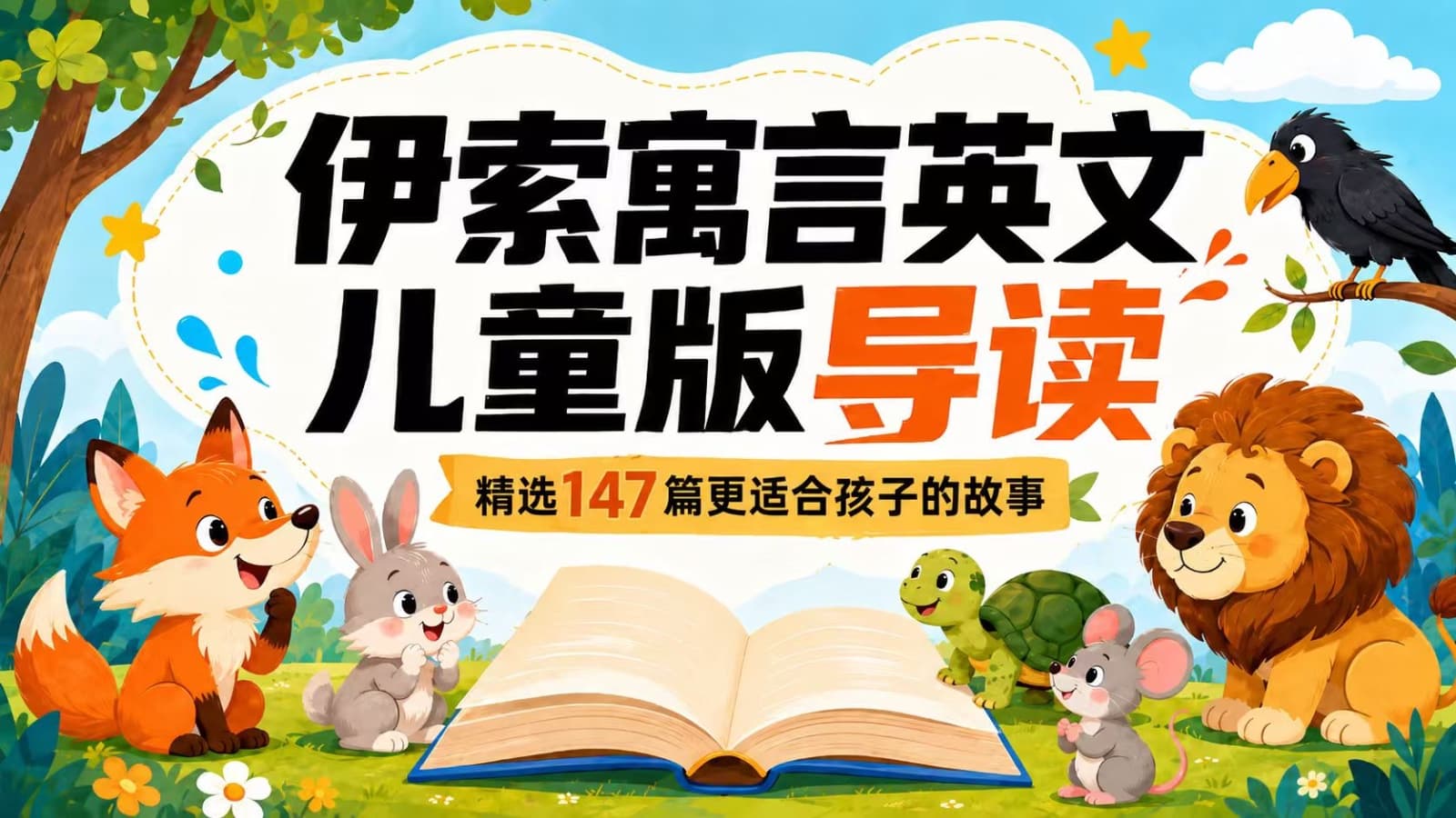 伊索寓言英文儿童版导读课程封面